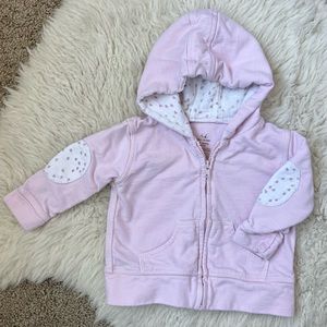 Aden + Anais Zip Hoodie | Baby Girls | 0-3 months